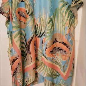 Women’s NEW tropical kimono with tasked